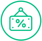 Ícone de promoções