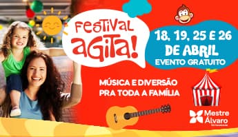 Imagem do(a) Festival Agita em abril