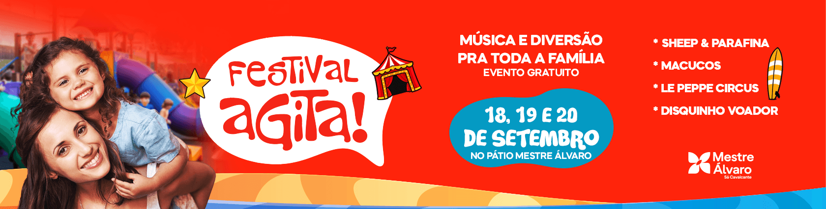 Imagem de banner da novidade Festival Agita em Setembro 2026