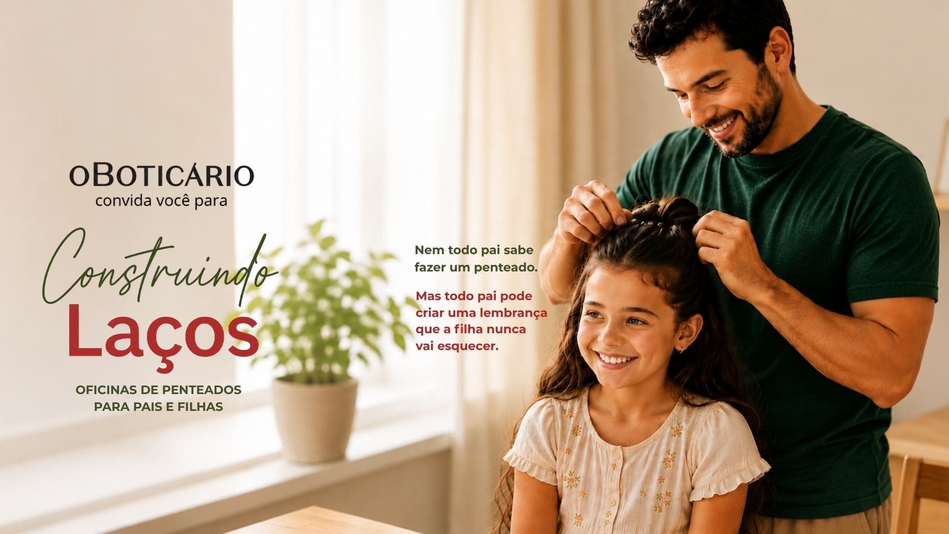 Imagem do Banner Oficina de Penteados - O Boticário